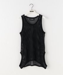 PULP(パルプ)/【YUKI HASHIMOTO / ユウキハシモト】MESH TWIN TANK TOP/ブラック