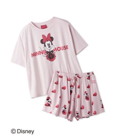 【販路限定商品】 Minnie/ワンポイントTシャツ＆ショートパンツセット