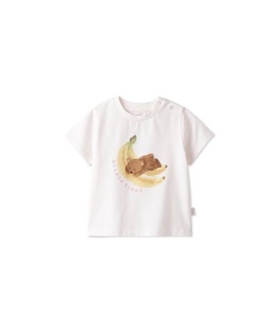 【接触冷感】【BABY】フルーツアニマルワンポイントTシャツ