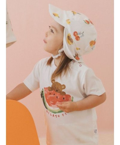 【BABY】フルーツアニマルワンポイントTシャツ