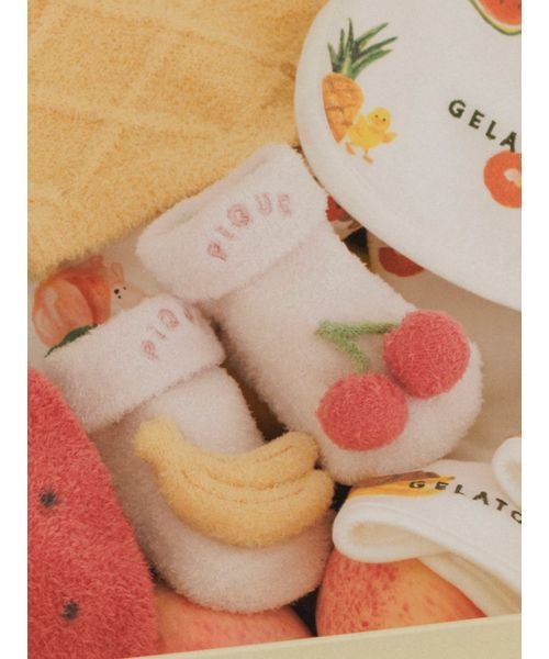 gelato pique Kids＆Baby(gelato pique Kids＆Baby)/【BABY】スムーズィーフルーツソックス/PNK