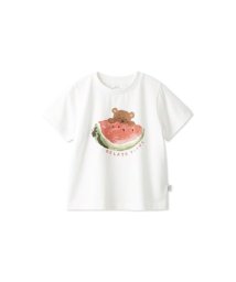 gelato pique Kids＆Baby/【接触冷感】【KIDS】フルーツアニマルワンポイントTシャツ/506051961