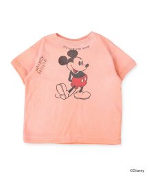 DENIM DUNGAREE(デニムダンガリー)/ビンテージ天竺 MICKEYラクガキ Tシャツ/オレンジ