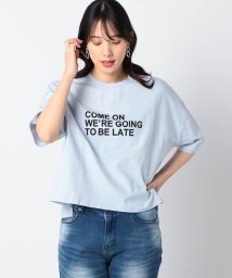 Grand PARK/サステナブルコットンショート丈ワイドTシャツ/505894126