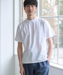 coen(coen)/【RONEL】ベーシッククルーネックTシャツ/WHITE