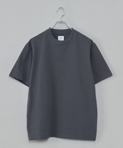 coen(coen)/【RONEL】ベーシッククルーネックTシャツ/DK.GRAY