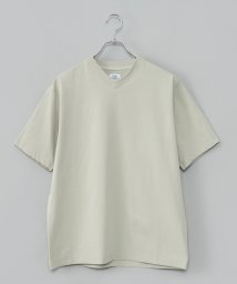 coen(coen)/【RONEL】スタンダードVネックTシャツ/LT.GRAY