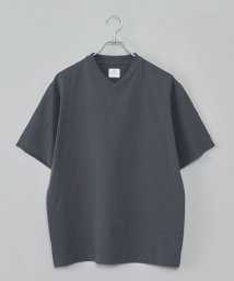 coen(coen)/【RONEL】スタンダードVネックTシャツ/DK.GRAY