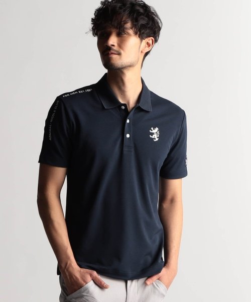 NICOLE CLUB FOR MEN(ニコルクラブフォーメン)/Admiral別注 ポロシャツ/67ネイビー