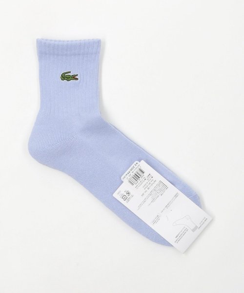 BEAUTY&YOUTH UNITED ARROWS(ビューティーアンドユース　ユナイテッドアローズ)/【別注】 ＜LACOSTE＞ リブ クウォーター ソックス/LILAC