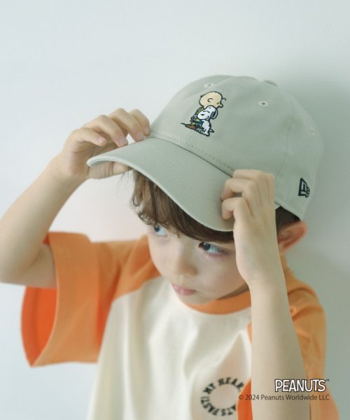 green label relaxing （Kids）(グリーンレーベルリラクシング（キッズ）)/＜NEW ERA＞Youth 9TWENTY PEANUTS  キャップ / 帽子 ピーナッツ スヌーピー ウッドストック /OFFWHITE