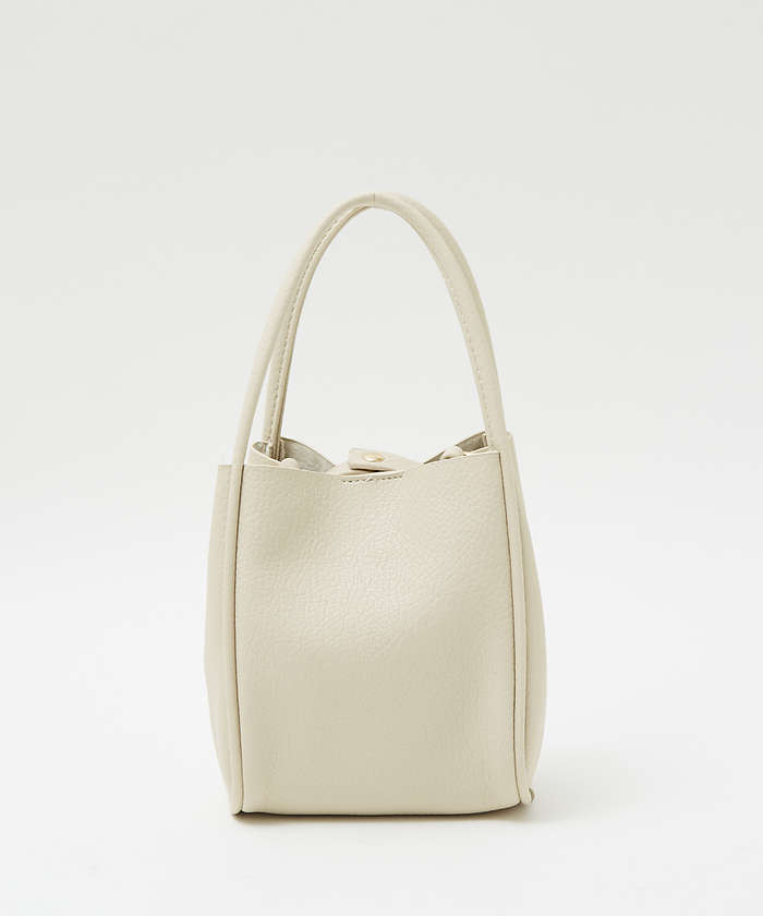LOWELLThings ●SOEUR/ミニショルダーバケットバッグ(ポーチ付) ベージュ F LOWELLThings ●SOEUR/ミニショルダーバケットバッグ(ポーチ付) ベージュ F