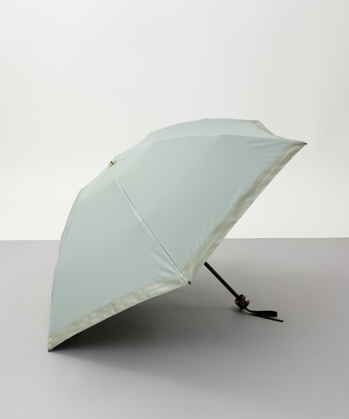 Beaurance LX(ビューランス)/Beaurance （ビューランス）サテンジャガードテープ 晴雨兼用折り畳みミニ傘/ミントグリーン