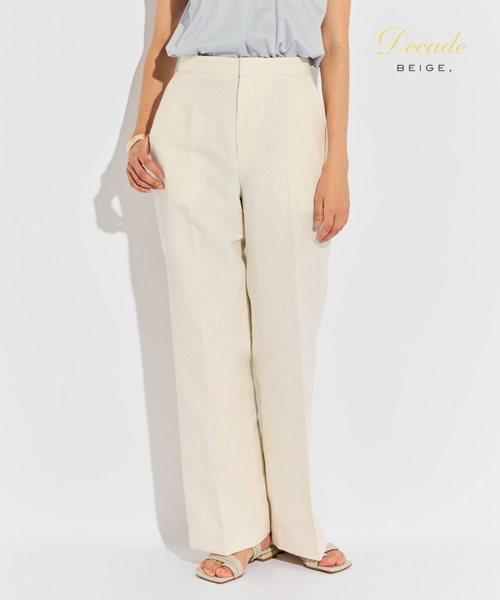 BEIGE' ベイジ　パンツ　4 BEIGE，(ベイジ，)｜CINDY（シンディ）/クロップドパンツ/Black