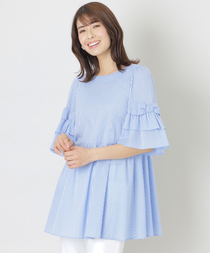 ブルー系｜シャツ・ブラウス｜TO BE CHIC(トゥー ビー シック