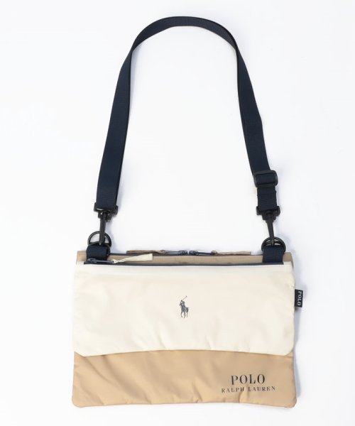 POLO RALPH LAUREN(umbrella)(ポロラルフローレン（傘）)/カラーブロックマルチ傘袋 レインバッグ/ベージュ