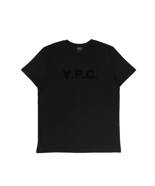 A.P.C.(アーペーセー)/A.P.C. アーペーセー Tシャツ 半袖 メンズ V.P.C. H ブラック ベージュ ダーク ネイビー 黒 COBQX－H26943/ブラック