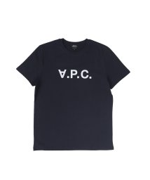A.P.C.(アーペーセー)/A.P.C. アーペーセー Tシャツ 半袖 メンズ V.P.C. H ブラック ベージュ ダーク ネイビー 黒 COBQX－H26943/ネイビー