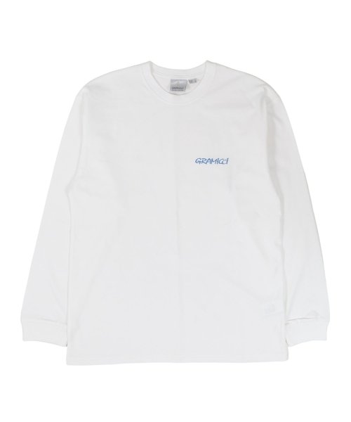 GRAMICCI(グラミチ)/グラミチ GRAMICCI Tシャツ 長袖 ロンT カットソー カラビナ メンズ レディース CARABINER L/S TEE ホワイト グレー ベージュ イ/ホワイト