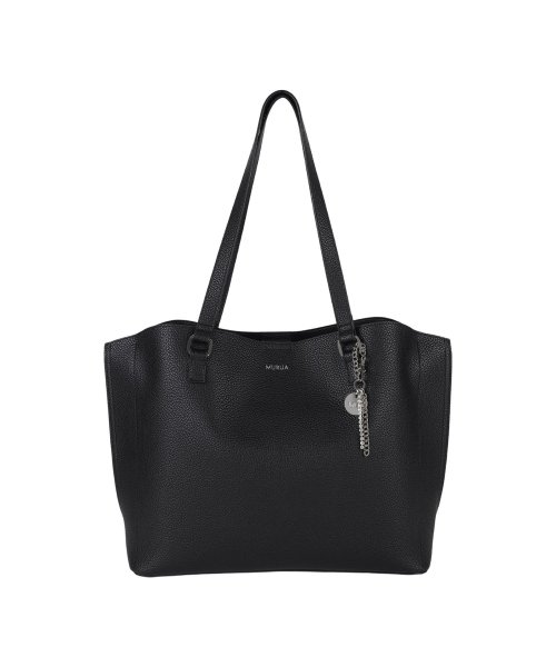 ムルーア MURUA トートバッグ レディース A4サイズ対応 合皮 チャーム  