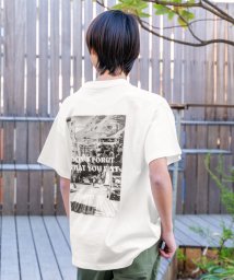 GLAZOS(グラソス)/【プチプラ】アソートバックフォト半袖Tシャツ/ホワイト