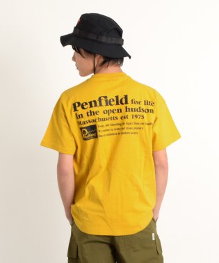 GLAZOS/【Penfield】USAコットン・バックロゴ半袖Tシャツ/506052599