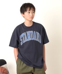 GLAZOS/【STREET】クラックロゴプリントビッグ半袖Tシャツ/506052609