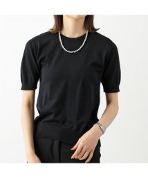 JOHN SMEDLEY(ジョンスメドレー)/JOHN SMEDLEY ニット NELL MODERN FIT 半袖/ブラック