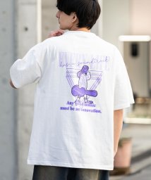 Rocky Monroe/プリントTシャツ 半袖 バックプリント メンズ レディース カットソー クルーネック グラフィック オーバーサイズ ビッグシルエット シンプル キレイめ カジュ/506052849