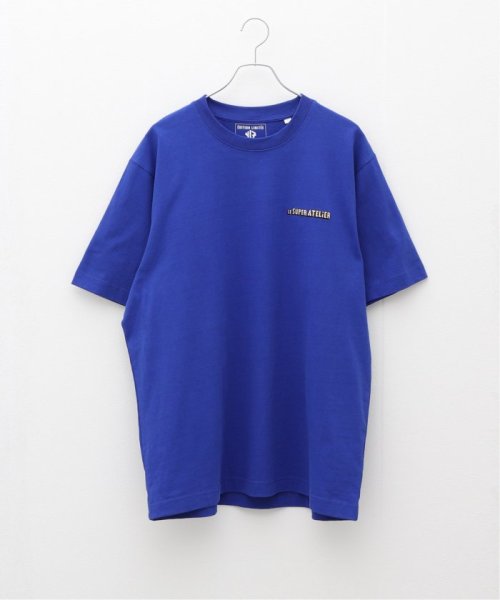 417 EDIFICE(フォーワンセブン　エディフィス)/【LE SUPER ATELIER】Tshirt Blue/ブルーA