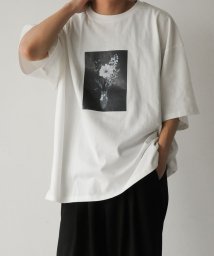 Nilway(ニルウェイ)/アソートグラフィックコットンTシャツ/ホワイト系3