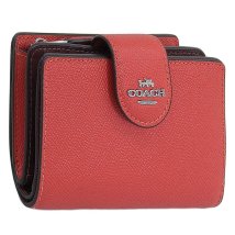 COACH/COACH コーチ MEDIUM CORNER ZIP WALLET ミディアム コーナージップ 二つ折り 財布 レザー/506052958