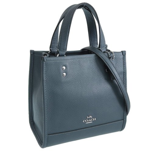 COACH(コーチ)/COACH コーチ DEMPSEY TOTE 22 デンプシー トート バッグ 斜めがけ ショルダー バッグ 2WAY レザー/グレー