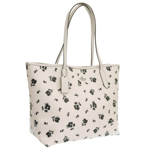 COACH(コーチ)/COACH コーチ CITY TOTE シティ トート バッグ フローラルプリント A4可/ブラック