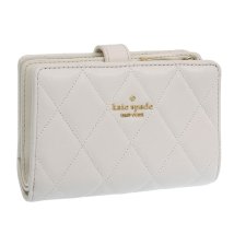 kate spade new york/KATE SPADE ケイトスペード CAREY MEDIUM COMPACT BIFOLD WALLET キャリー ミディアム 二つ折り 財布 レザー Mサイ/506053029