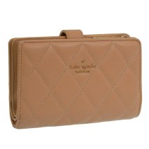 kate spade new york/KATE SPADE ケイトスペード CAREY MEDIUM COMPACT BIFOLD WALLET キャリー ミディアム 二つ折り 財布 レザー Mサイ/506053030