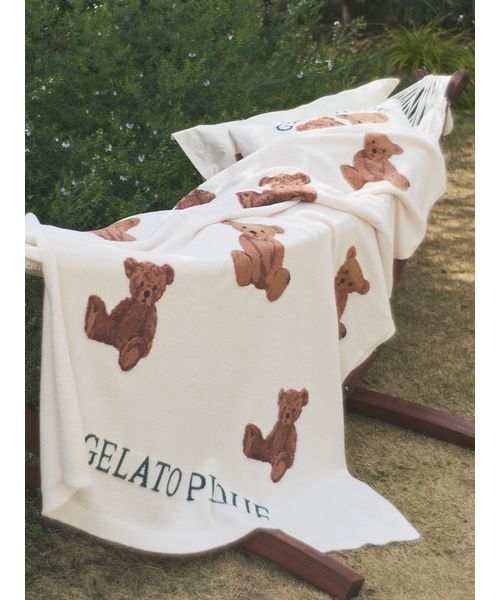 ジェラートピケ 「Sleep」　ベアジャガード　ピローケース ジェラートピケ Sleep ベアジャガードマルチカバー\u0026ピローケース