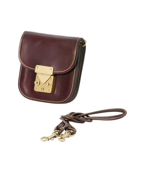 SLOW スロウ 財布 ミニ財布 小さい財布 ミニウォレット ネックウォレット メンズ レディース コードバン 本革 Cordovan SO877P Cordovan