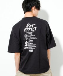 RAT EFFECT(ラット エフェクト)/RAT OUTDOOR BIGTシャツ/ブラック