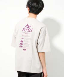 RAT EFFECT(ラット エフェクト)/RAT OUTDOOR BIGTシャツ/ライトグレー