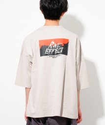 RAT EFFECT(ラット エフェクト)/Moutain スーパーBIG Tシャツ/ライトグレー