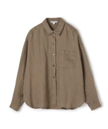 JAMES PERSE(JAMES PERSE)/リネン オーバーサイズドシャツ WKO3970/44ブラウン