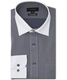 TAKA-Q/ノーアイロンストレッチ スタンダードフィット ワイドカラー長袖ニットシャツ シャツ メンズ ワイシャツ ビジネス ノーアイロン yシャツ ビジネスシャツ 形態安/506053505