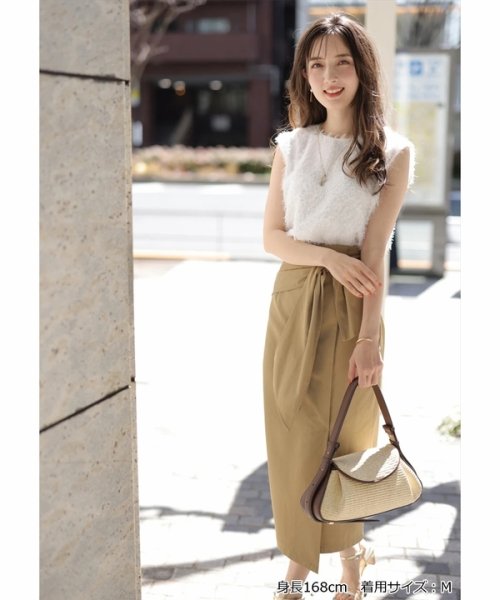 リボンラップスカート 予めご了承ください