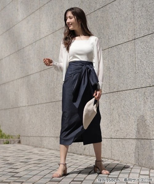 リボンラップスカート 予めご了承ください