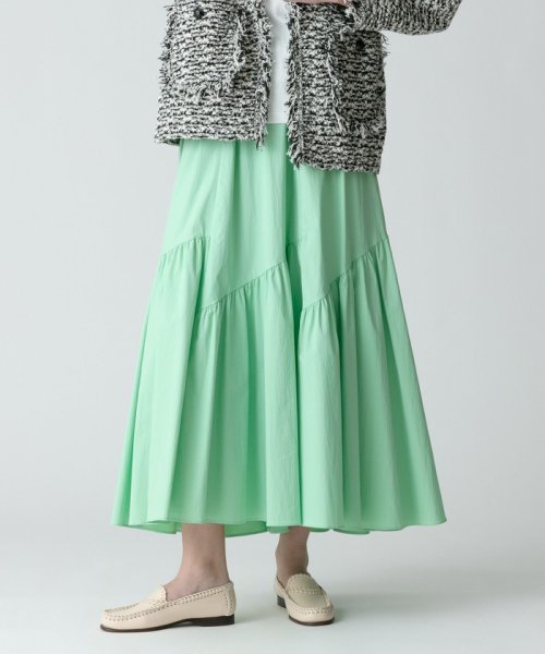 ◇バイヤス切替ギャザースカート(505800555) | アルアバイル  