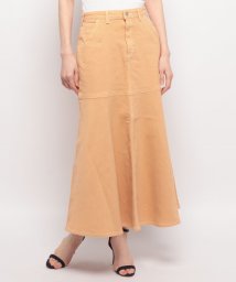 EDWIN/#S0 MERMAID SKIRT    ORANGE/505943425