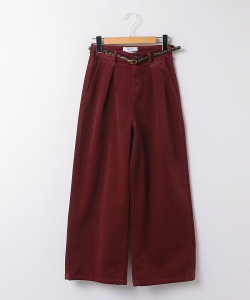 EDWIN(EDWIN)/#SOMETHING TUCK WIDE CORDS RED/RED