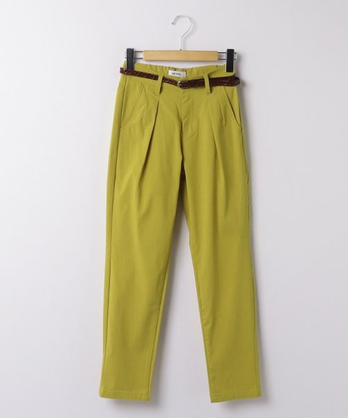 EDWIN(EDWIN)/#SOMETHING TUCK      TAPERED YELLOW GR/イエローグリーン