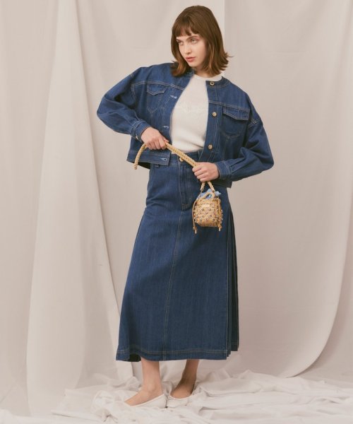 セットアップ対応商品】【LOULOU WILLOUGHBY】サイドタックロング  